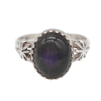 Purple Labradorite Celestial Ring