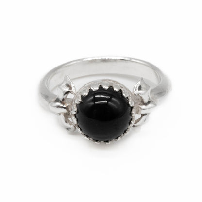 Black Onyx Bat Ring