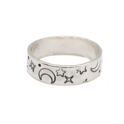 Celestial Band Ring - Size U