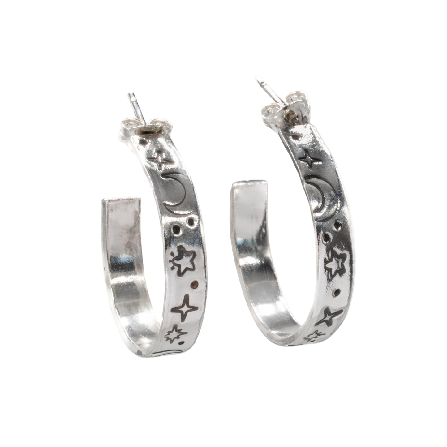 Celestial Hoop Earrings