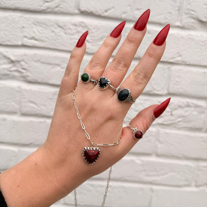 Spider's Embrace Gothic Breastmilk Ring