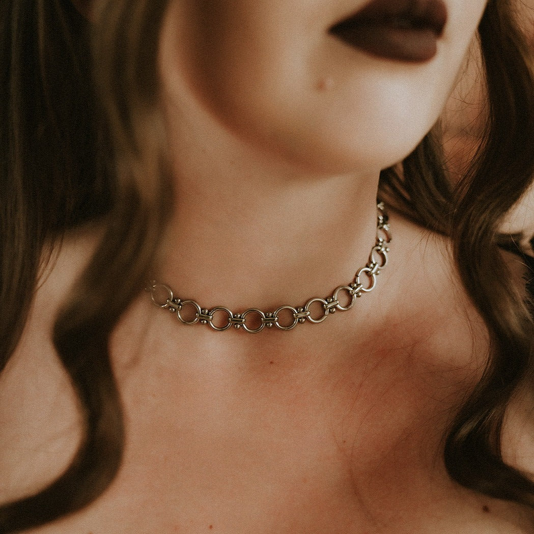 Lovelace O Ring Choker Mysticum Luna Gothic Jewellery