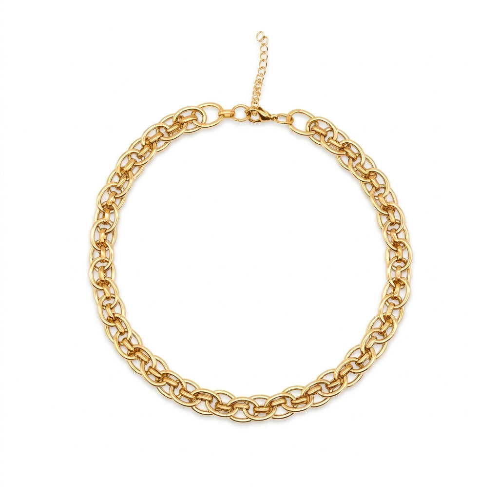 Gold Mortis Chain Necklace