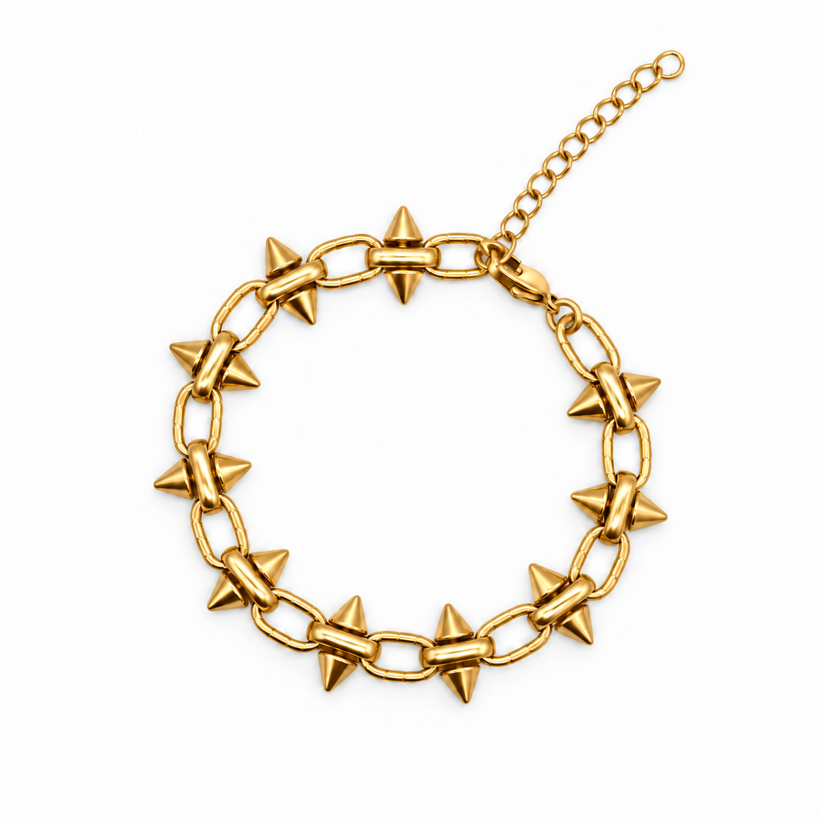 Gold Obsession Spike Chain Bracelet