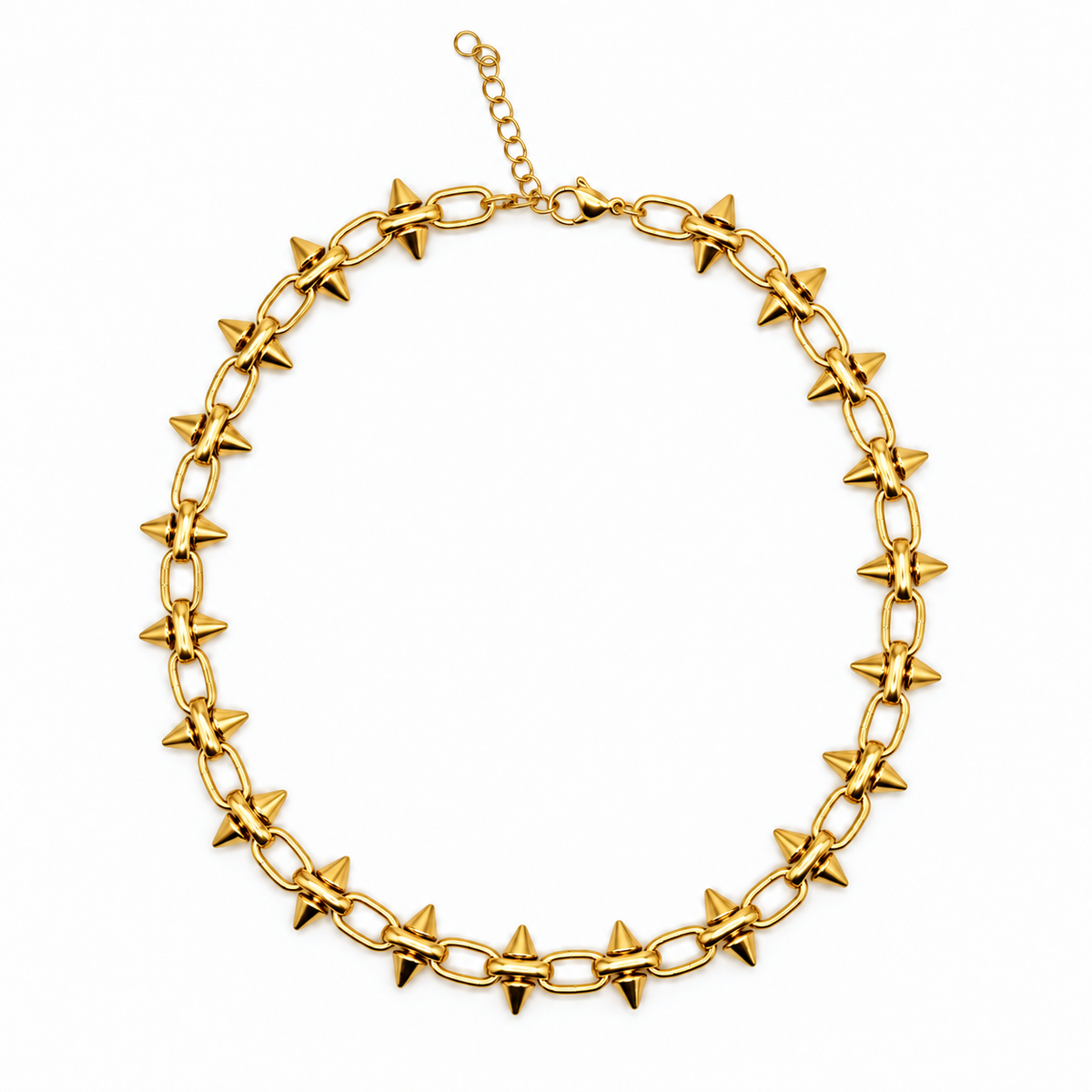 Gold Obsession Spike Chain Necklace