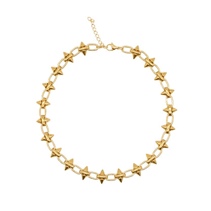 Gold Obsession Spike Chain Necklace