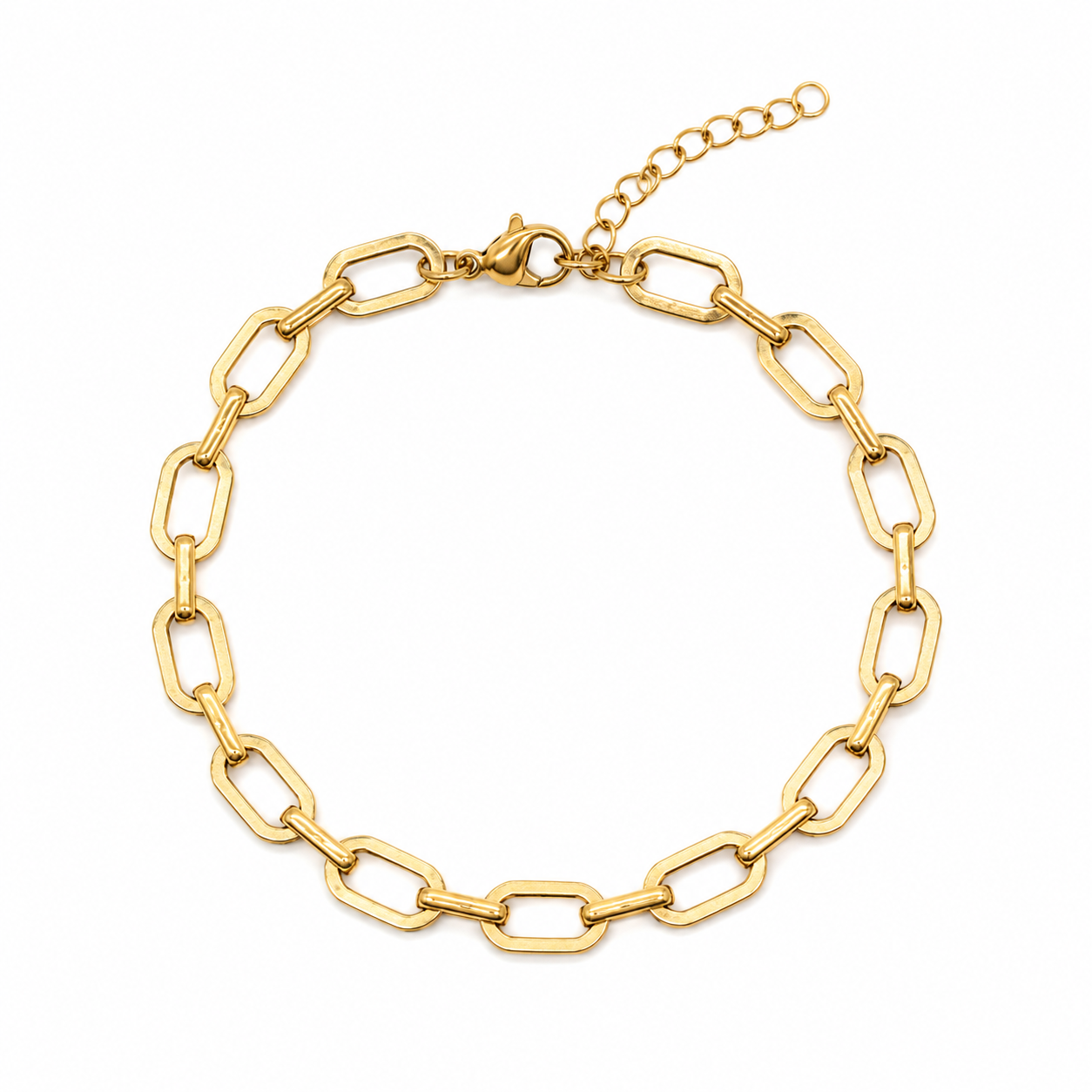 Wide Link Chain Bracelet
