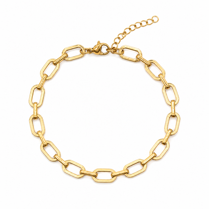 Wide Link Chain Bracelet