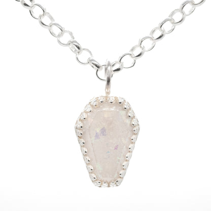 Gothic Coffin Breastmilk Necklace