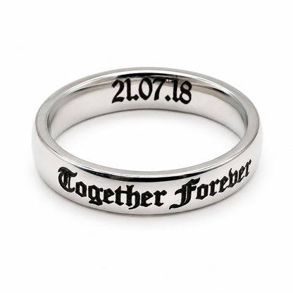 Personalised Engraved Band Ring