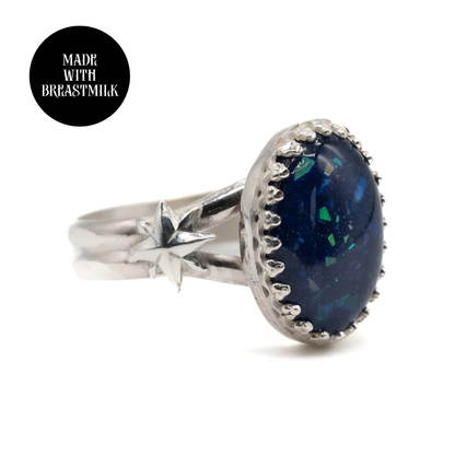 Lunar Bond Gothic Breastmilk Ring