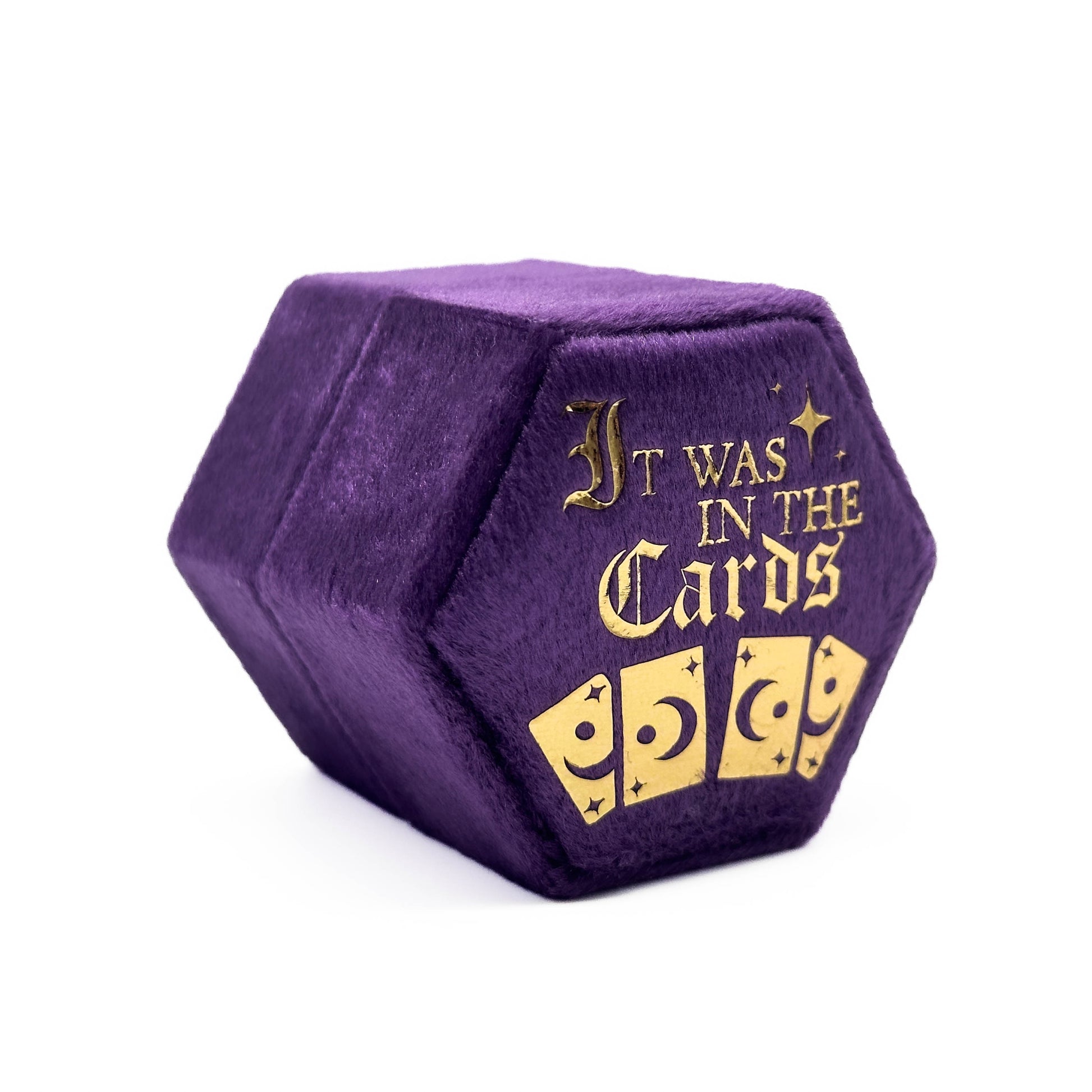 Purple Hexagon 'It was in the cards' Ring Box Mysticum Luna