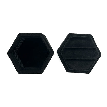 Black Hexagon 'To the stars who listen and the dreams that are answered' Ring Box Mysticum Luna