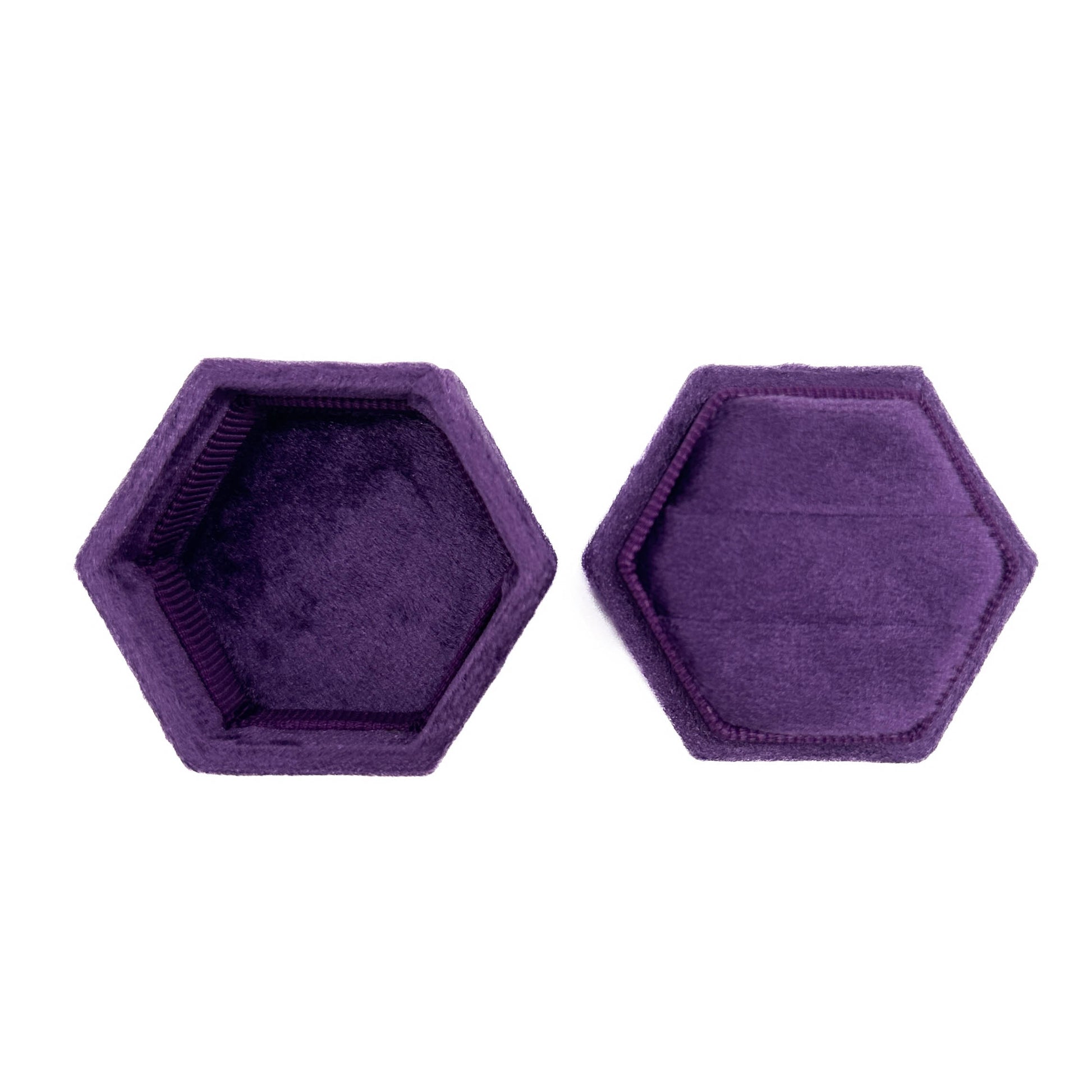 Purple Hexagon 'It was in the cards' Ring Box Mysticum Luna