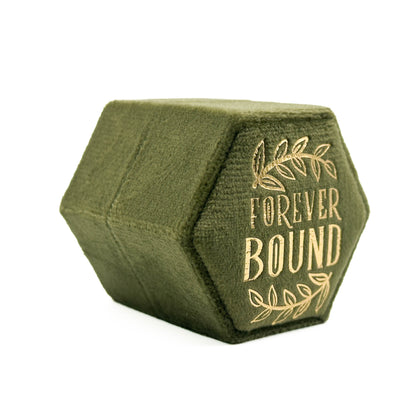 Forever Bound Green Wedding Ring Box Mysticum Luna