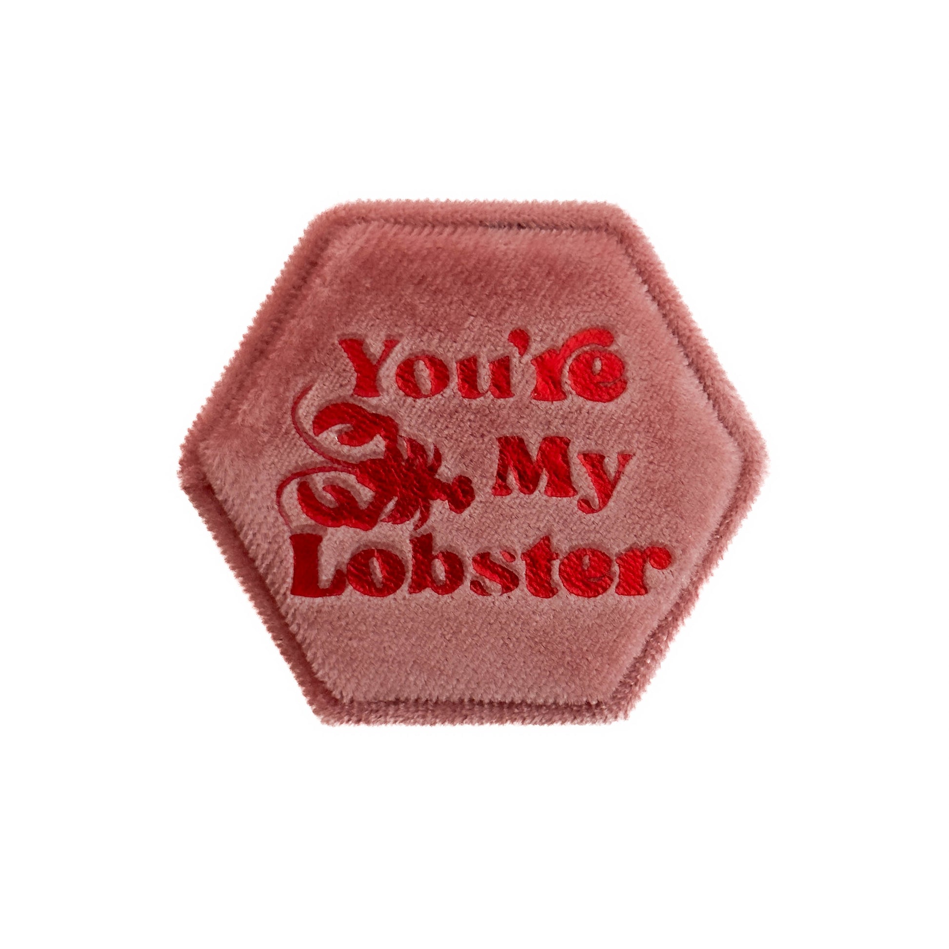 You're My Lobster Pink Wedding Ring Box Mysticum Luna