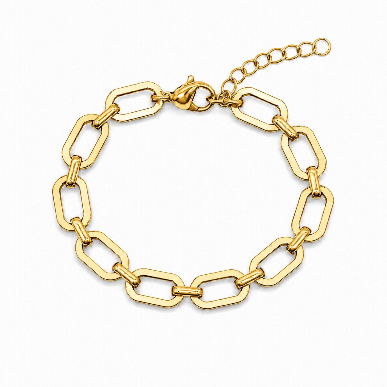Wide Link Chain Bracelet