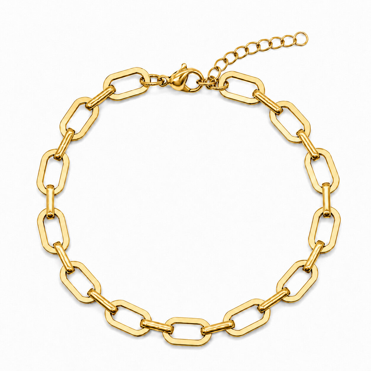 Wide Link Chain Bracelet