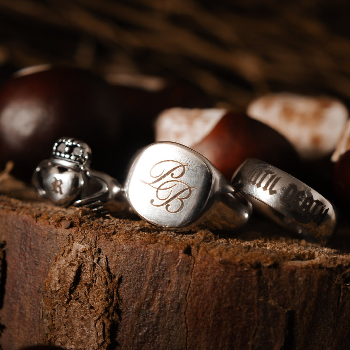 Personalised Inital Claddagh Ring