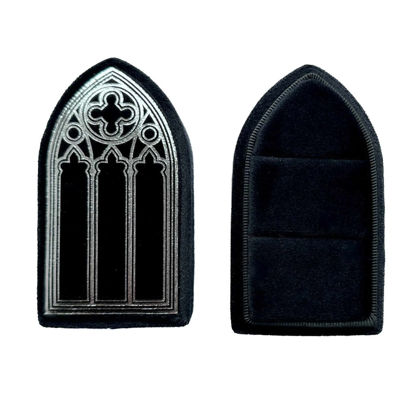 Covenant Gothic Window Wedding Ring Box Mysticum Luna