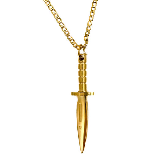 Gold Bolline Knife Necklace mysticumluna2021