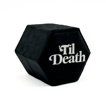 Black Hexagon 'Til Death Wedding Ring Box Mysticum Luna