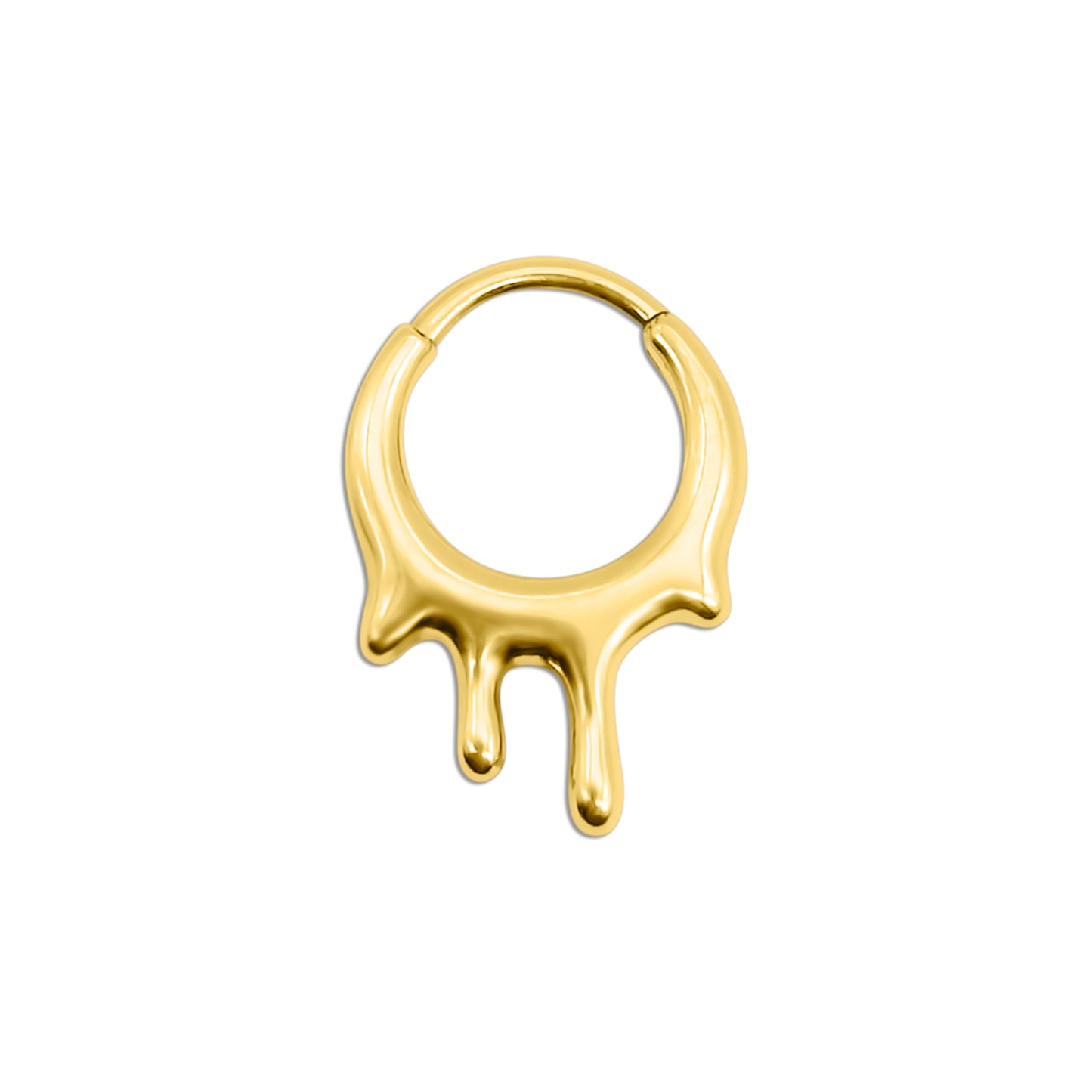 Bloodlust Septum Ring Gold Mysticum Luna Gothic Jewellery