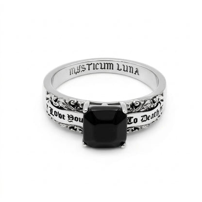 Love You to Death Gemstone Ring