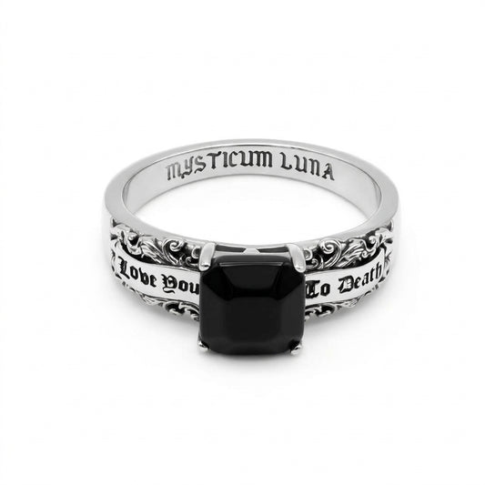 Love You to Death Gemstone Ring