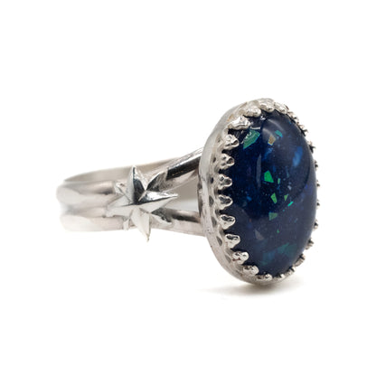 Lunar Bond Gothic Breastmilk Ring