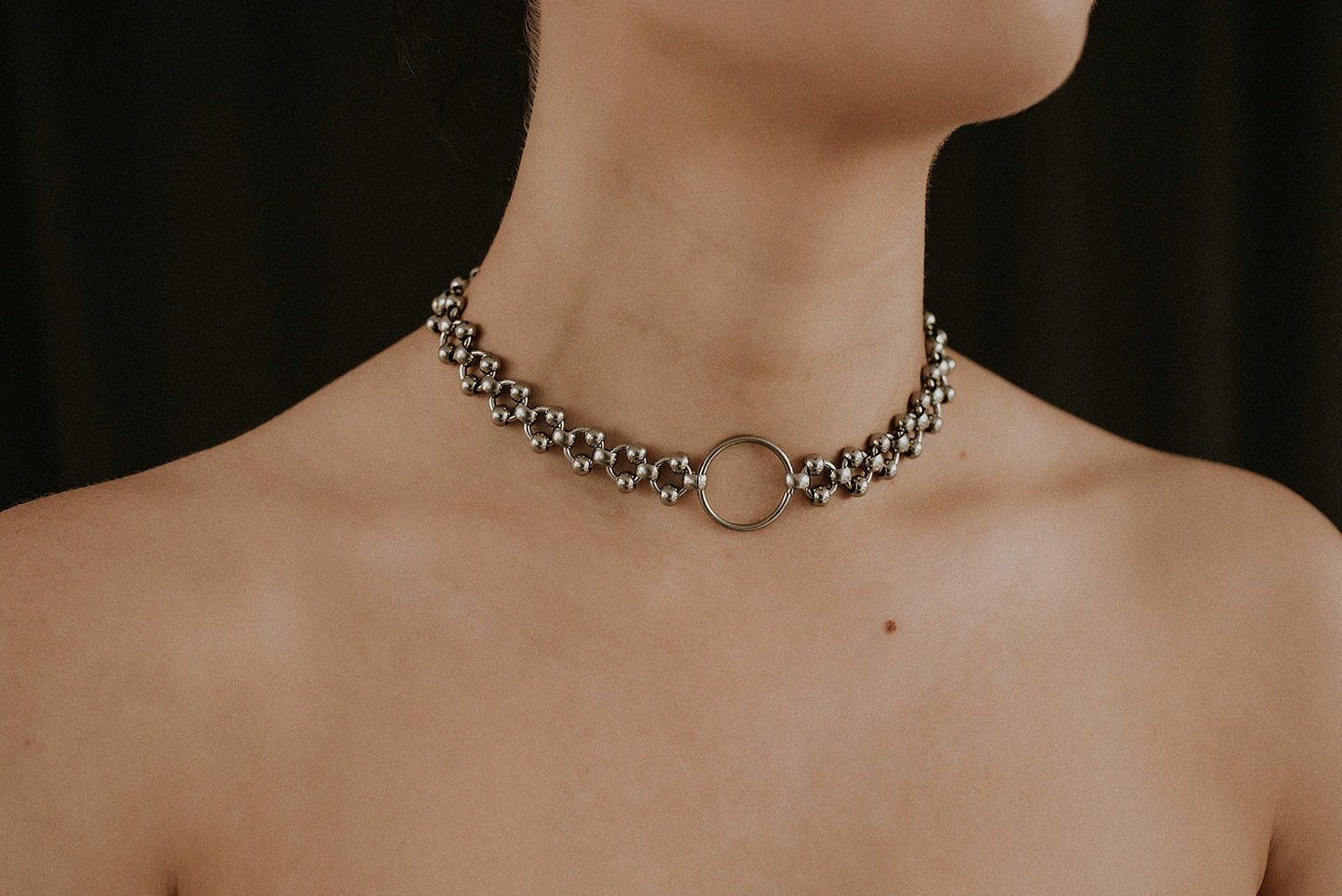 Redemption O Ring Chain Choker Mysticum Luna