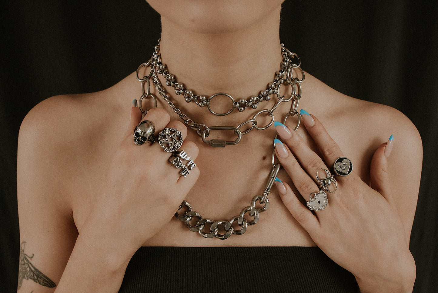 Redemption O Ring Chain Choker Mysticum Luna