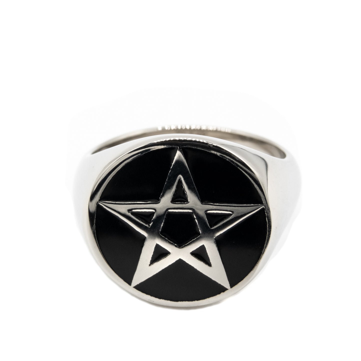 Pentagram Signet Ring Mysticum Luna