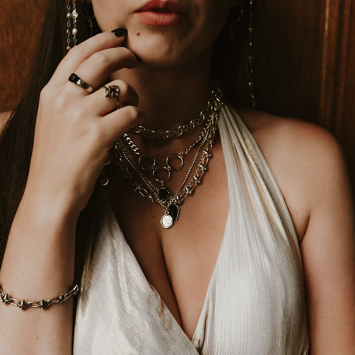 Obsession Spike Chain Necklace