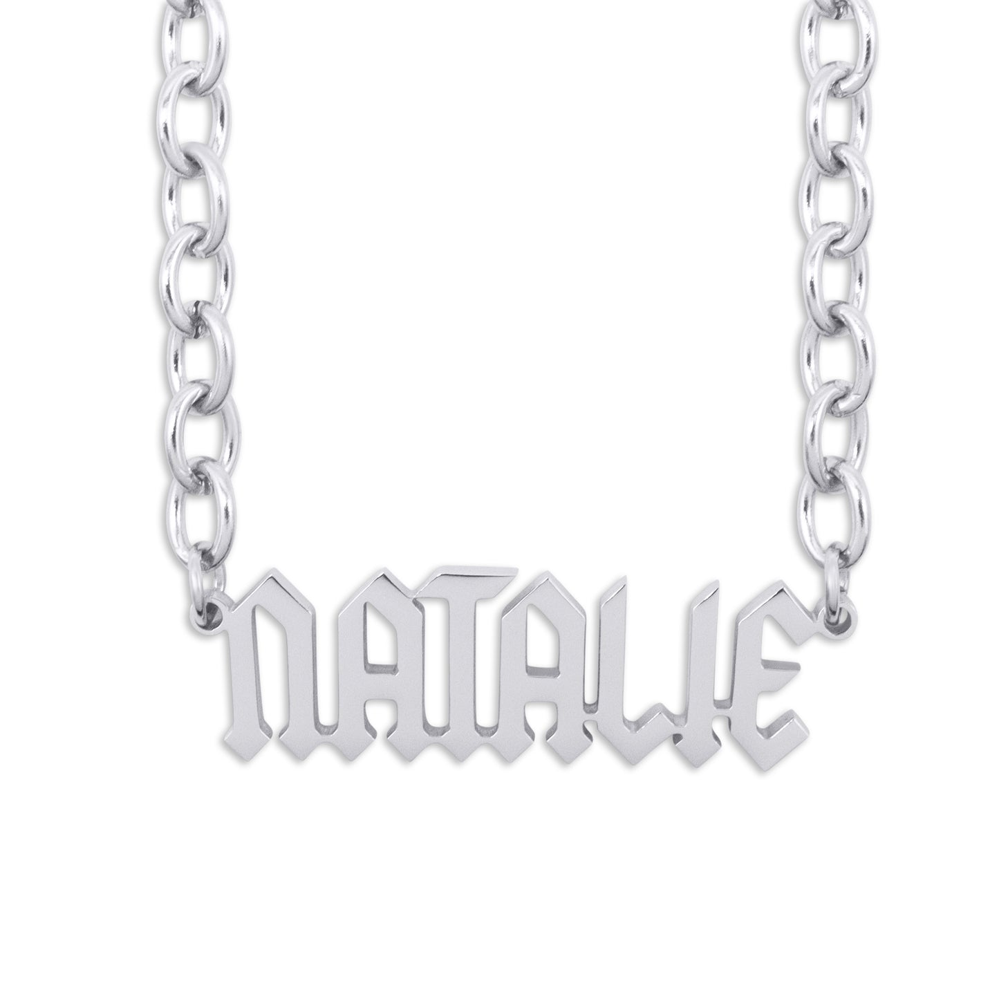 Rock 'N' Roll Personalised Name Necklace