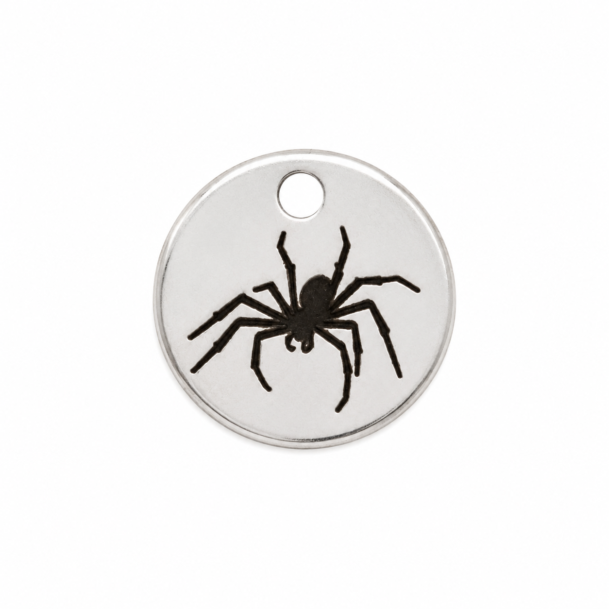 Spider Circle Charm