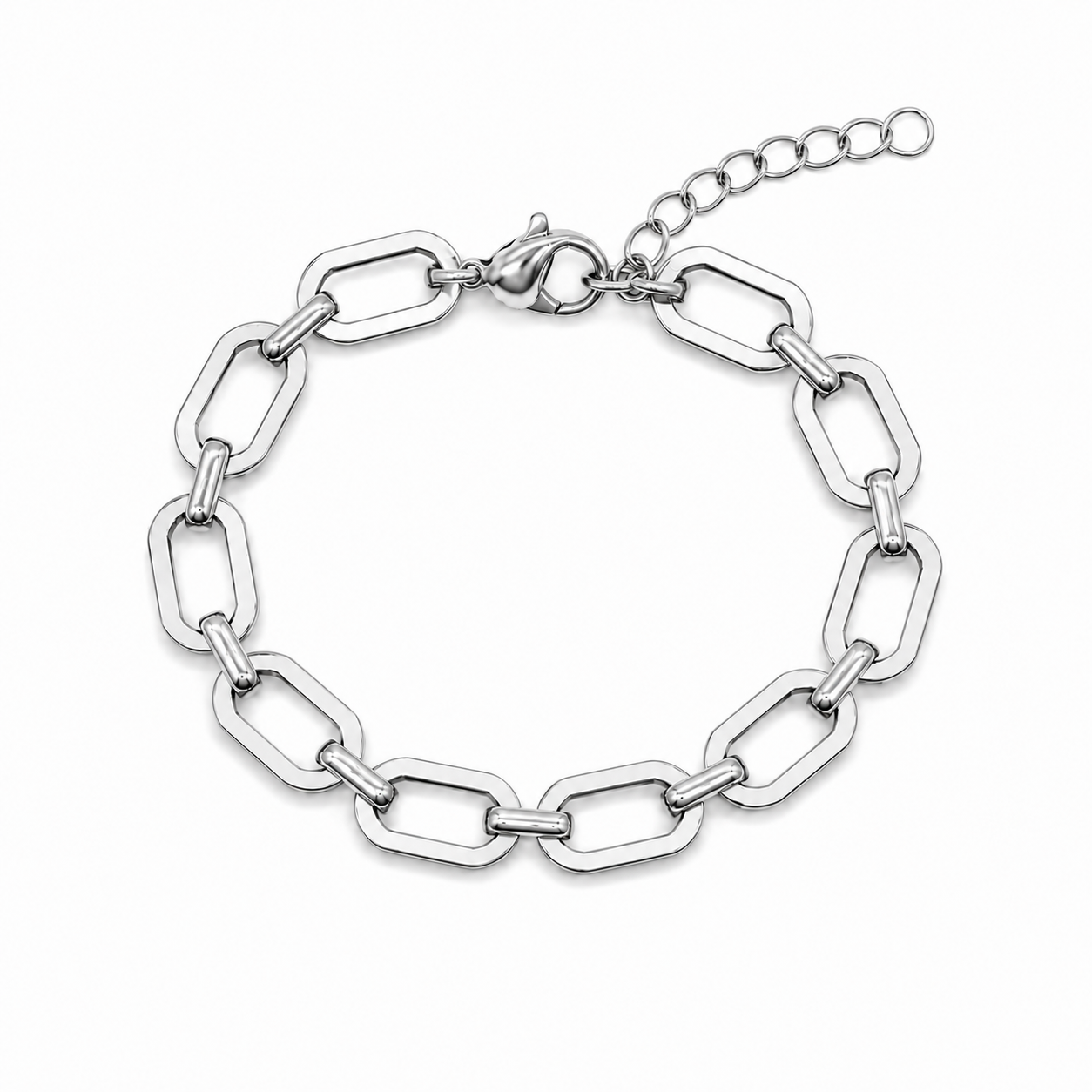 Wide Link Chain Bracelet