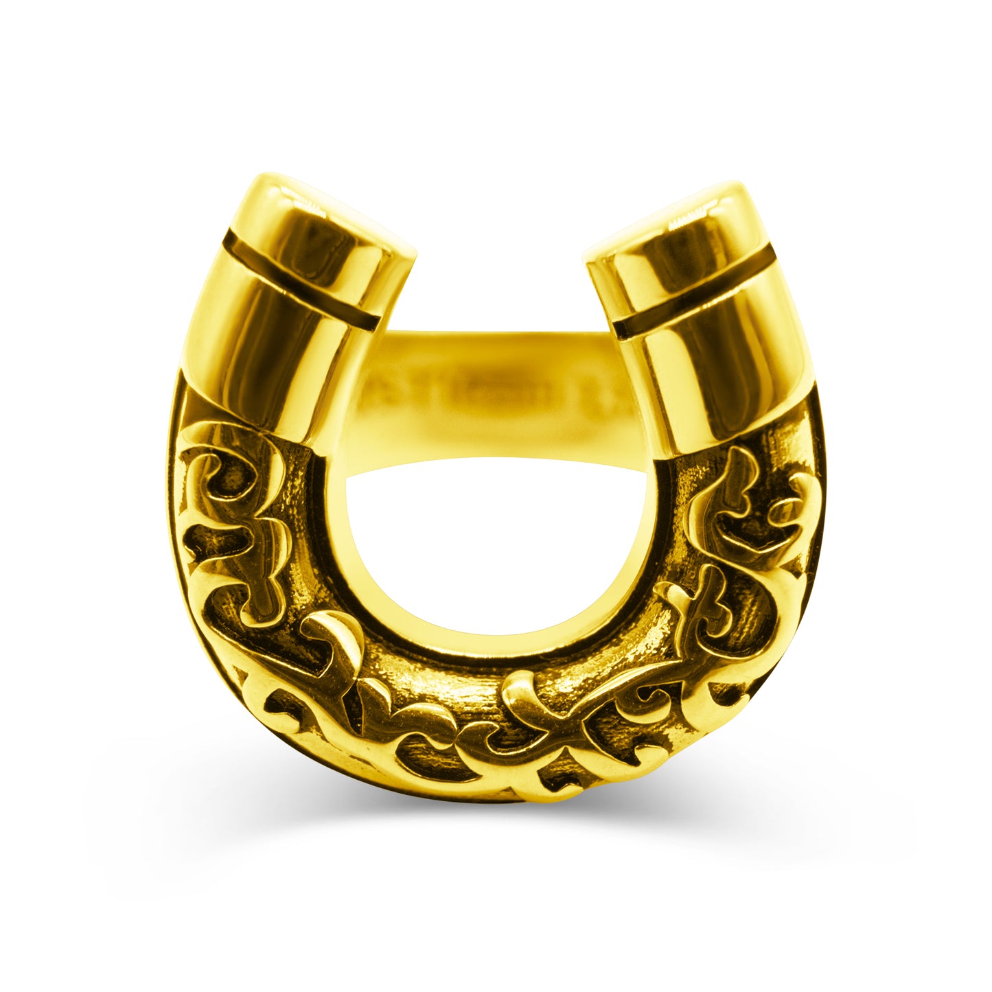 Lucky Charm Horseshoe Ring Gold Mysticum Luna