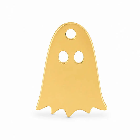 Gold Ghost Charm