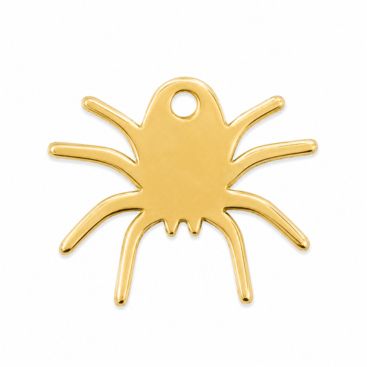 Gold Spider Charm