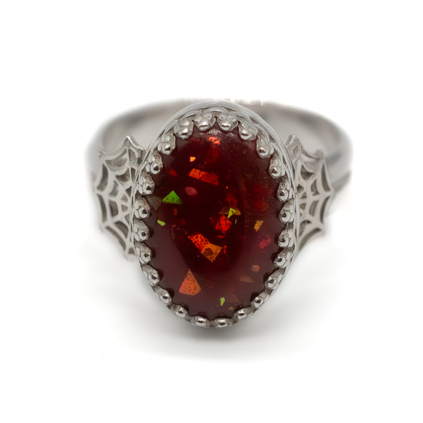 Spider's Embrace Gothic Breastmilk Ring