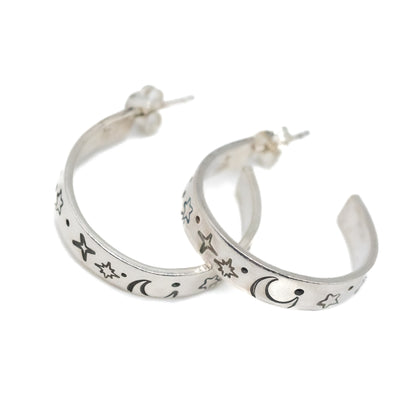 Celestial Hoop Earrings