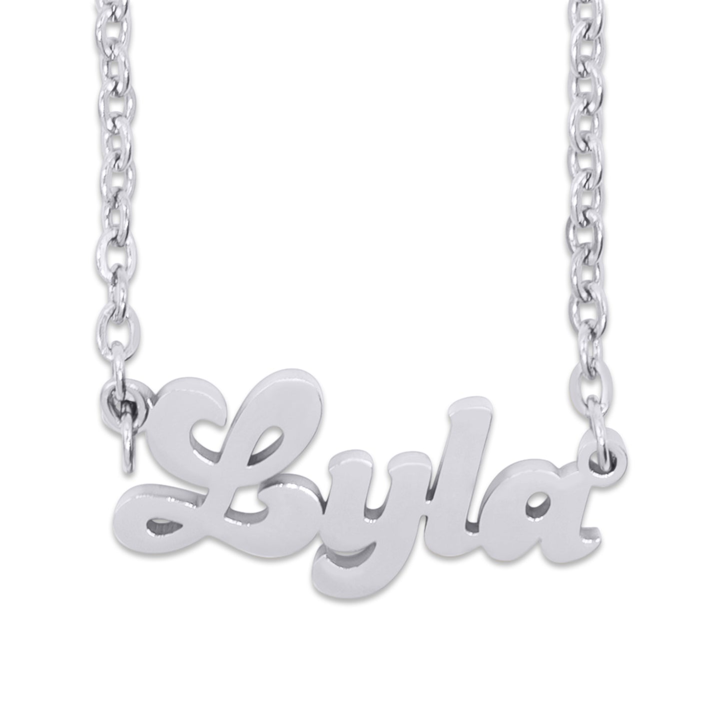 Retro Personalised Name Necklace
