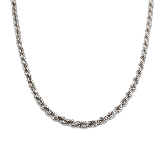 Sterling Silver Chunky Twisted Rope Chain