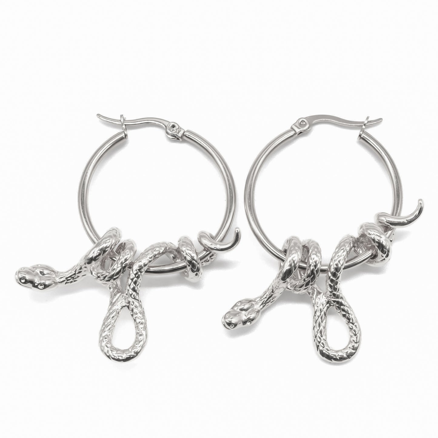 Serpent's Lair Snake Earrings