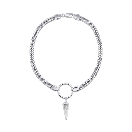 Crucible Crystal O Ring Chunky Necklace