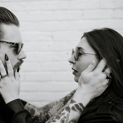 Husband Enamel Signet Ring