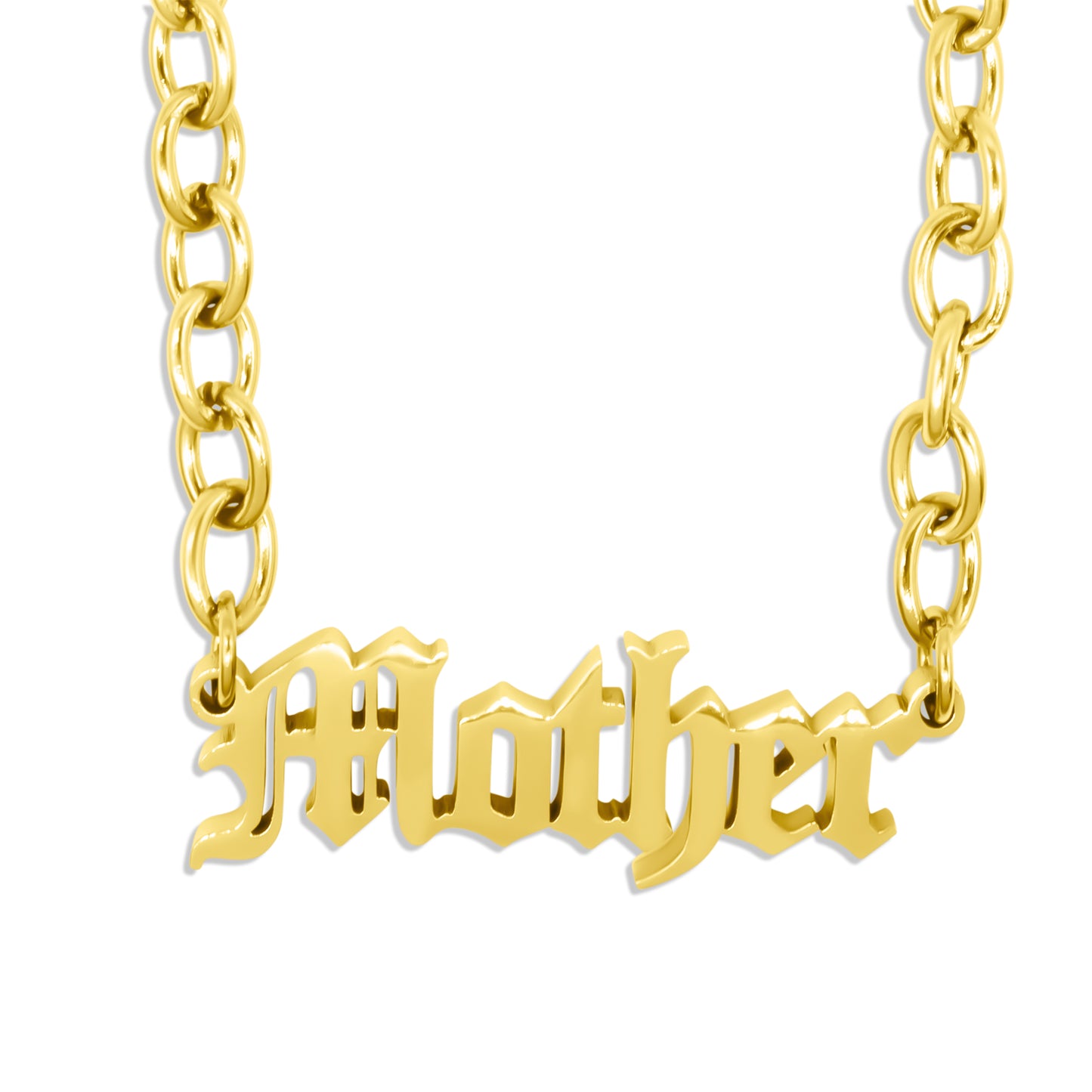 Old English Personalised Name Necklace