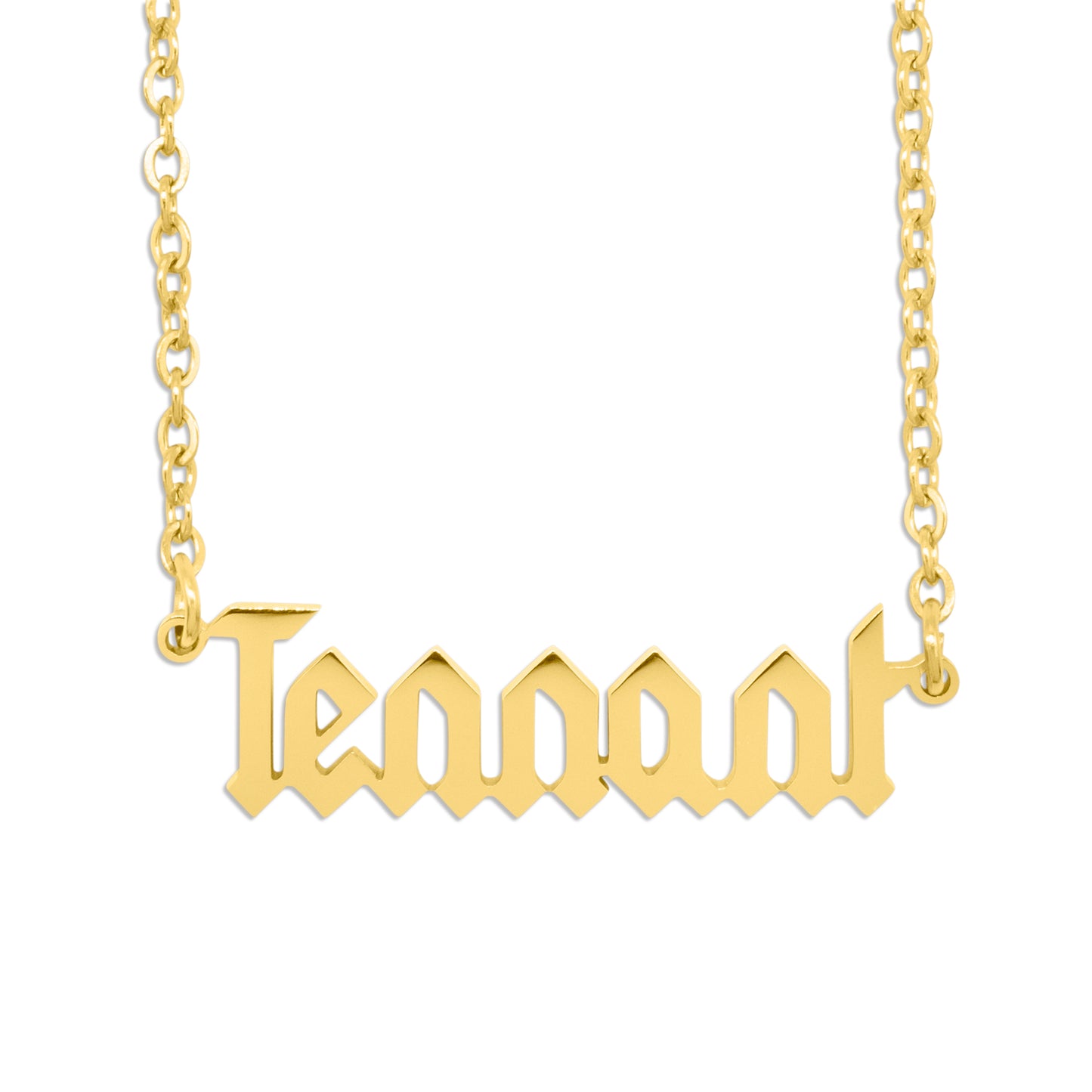Rock 'N' Roll Personalised Name Necklace