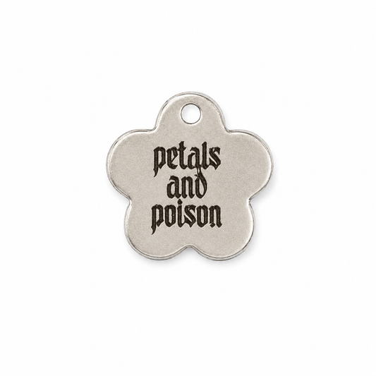 Petals and Poison flower charm